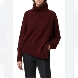 Buffalo David Bitton Elin Asymmetrical Sweater Medium Color Prune